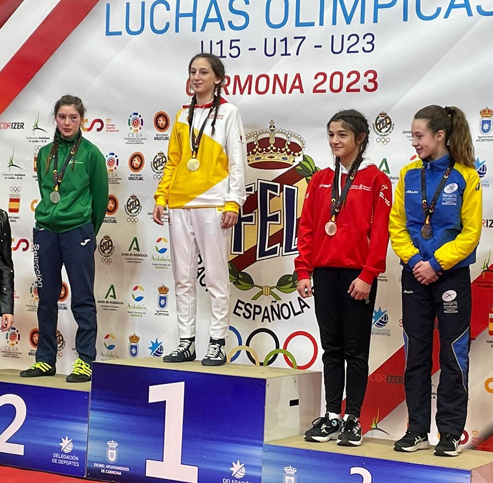 Resultados Ctos. De España de Luchas Olímpicas U15, U17 y U23